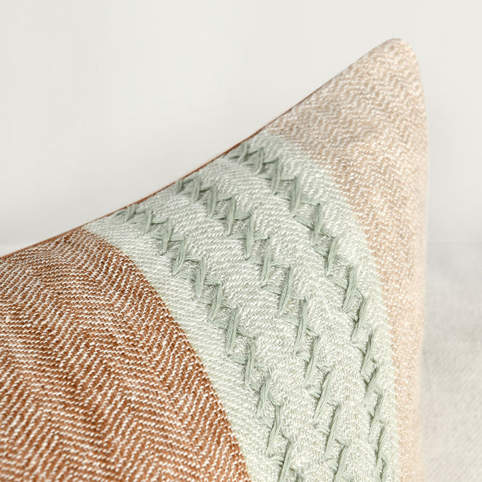 Villa By Classic Home - Bw Sherry Hazel/ Natural 22X22 Pillow - Set of 2 - V290125 - GreatFurnitureDeal