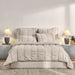 Classic Home Furniture - Rowen Taupe Queen Quilt - V290151 - GreatFurnitureDeal