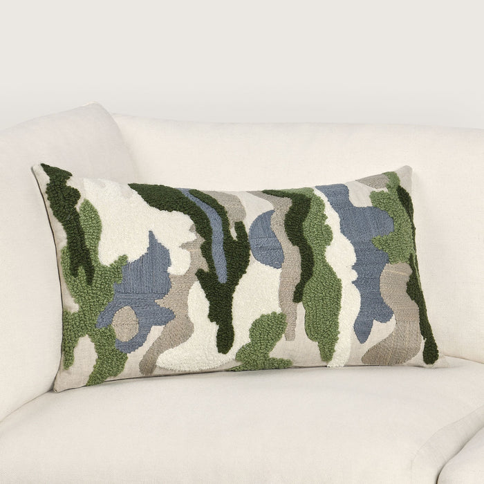 Classic Home Furniture - Rn Caney Green/Blue Multi 14X26 Pillow - Set of 2 - V290166