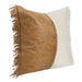 Classic Home Furniture - Rn Harris Ivory/Leather Chestnut 22X22 Pillow - Set of 2 - V290168 - GreatFurnitureDeal