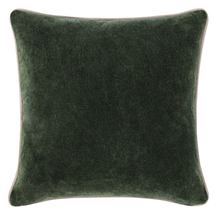 Villa By Classic Home - Sld Heirloom Velvet Forest Green 22X22 Pillow - Set of 2 - V290176 - GreatFurnitureDeal