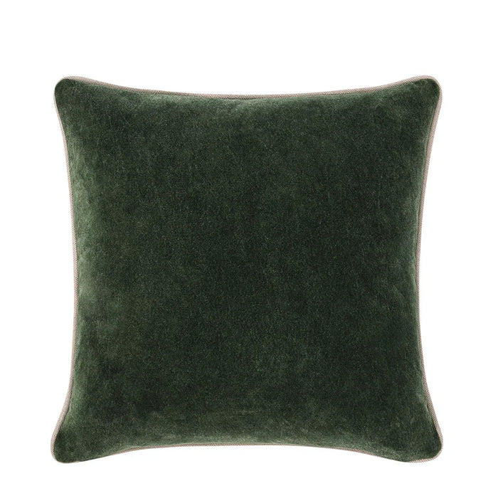 Villa By Classic Home - Sld Heirloom Velvet Forest Green 18X18 Pillow - Set of 2 - V290177 - GreatFurnitureDeal