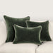 Villa By Classic Home - Sld Heirloom Velvet Forest Green 14X20 Pillow - Set of 2 - V290178 - GreatFurnitureDeal