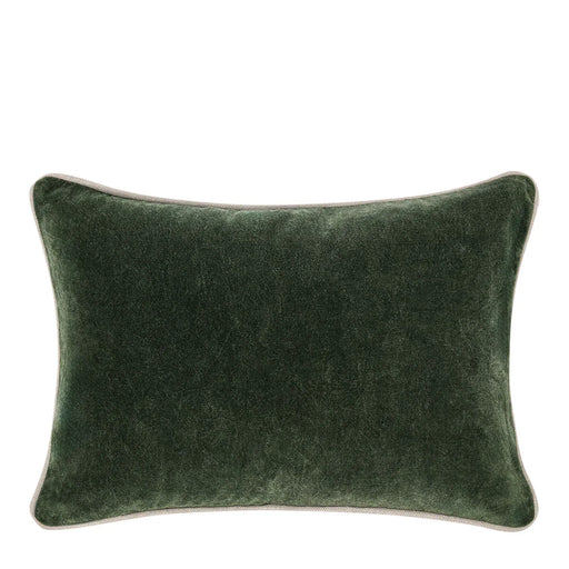 Villa By Classic Home - Sld Heirloom Velvet Forest Green 14X20 Pillow - Set of 2 - V290178 - GreatFurnitureDeal