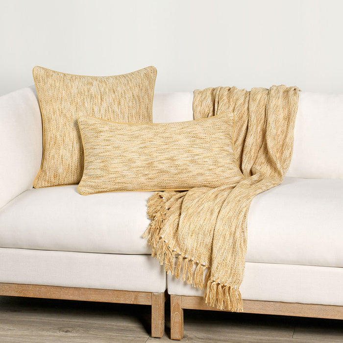 Classic Home Furniture - Sld Sharma Yellow 22X22 Pillow - Set of 2 - V290183