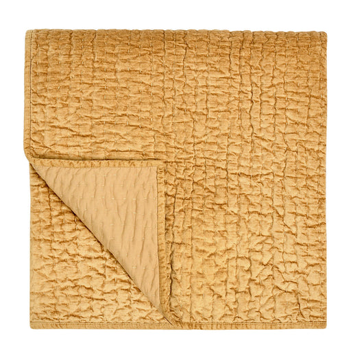 Classic Home Furniture - Bari Velvet Honey Gold King Quilt - V290186 - GreatFurnitureDeal