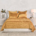 Classic Home Furniture - Bari Velvet Honey Gold King Quilt - V290186 - GreatFurnitureDeal