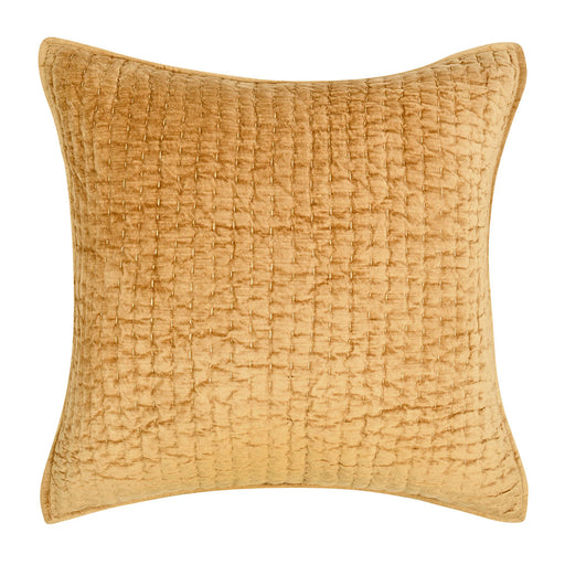 Villa By Classic Home - Bari Velvet Honey Gold Euro Sham -Set of 2- V290189 - GreatFurnitureDeal