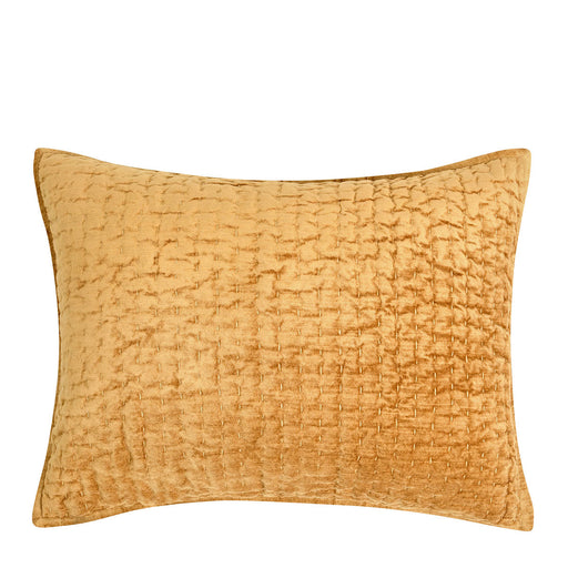 Villa By Classic Home - Bari Velvet Honey Gold Standard Sham -Set of 2- V290190 - GreatFurnitureDeal
