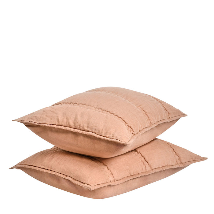 Classic Home Furniture - Rowen Clay Standard Sham -Set of 2- V290195 - GreatFurnitureDeal