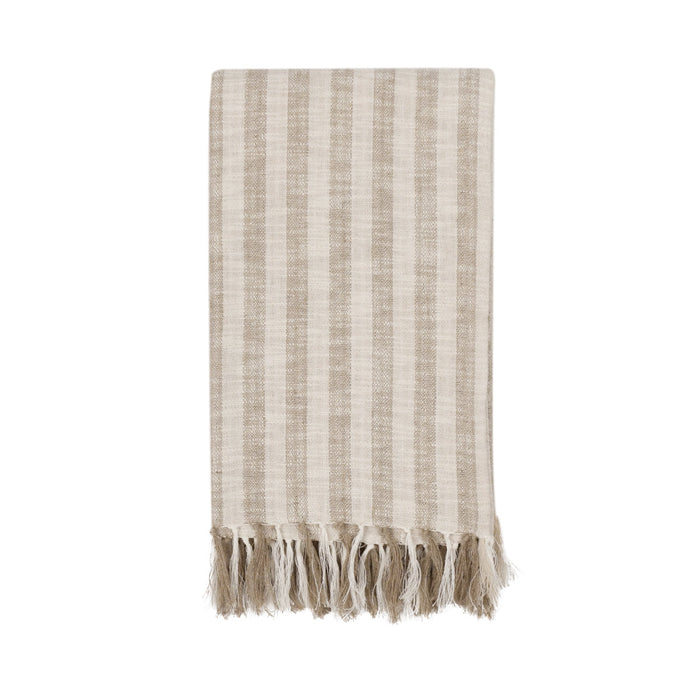 Classic Home - TC Linna Ivory/Natural Throw 50x70 - V300027 - GreatFurnitureDeal