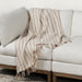 Classic Home Furniture - TC Linna Ivory/Natural Throw 50x70 - V300027 - GreatFurnitureDeal