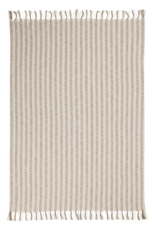 Classic Home Furniture - TC Linna Ivory/Natural Throw 50x70 - V300027 - GreatFurnitureDeal