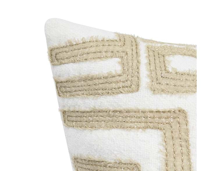 Villa By Classic Home -  VC Mateo Metallic Gold/Ivory 22X22 Pillows (Set of 2) - V300038 - GreatFurnitureDeal