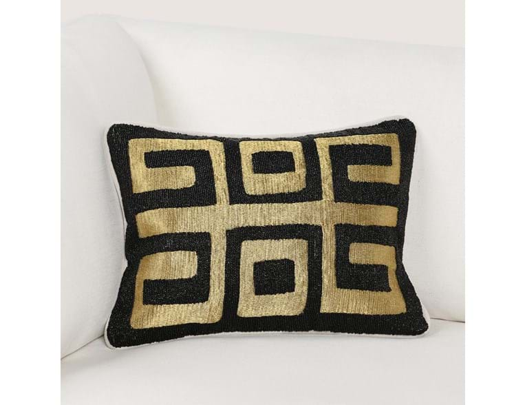 Classic Home Furniture - RO Dala Black/Gold 12x16 Pillows (Set of 2) - V300054 - GreatFurnitureDeal