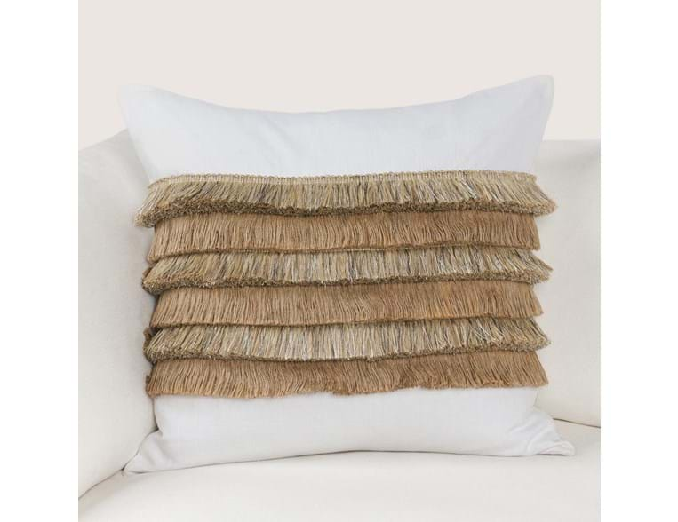 Classic Home Furniture - RO Safi Ivory/Natural 22x22 Pillows (Set of 2) - V300055 - GreatFurnitureDeal