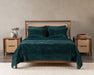 Classic Home Furniture - Bari Velvet Emerald King Quilt - V310000 - GreatFurnitureDeal