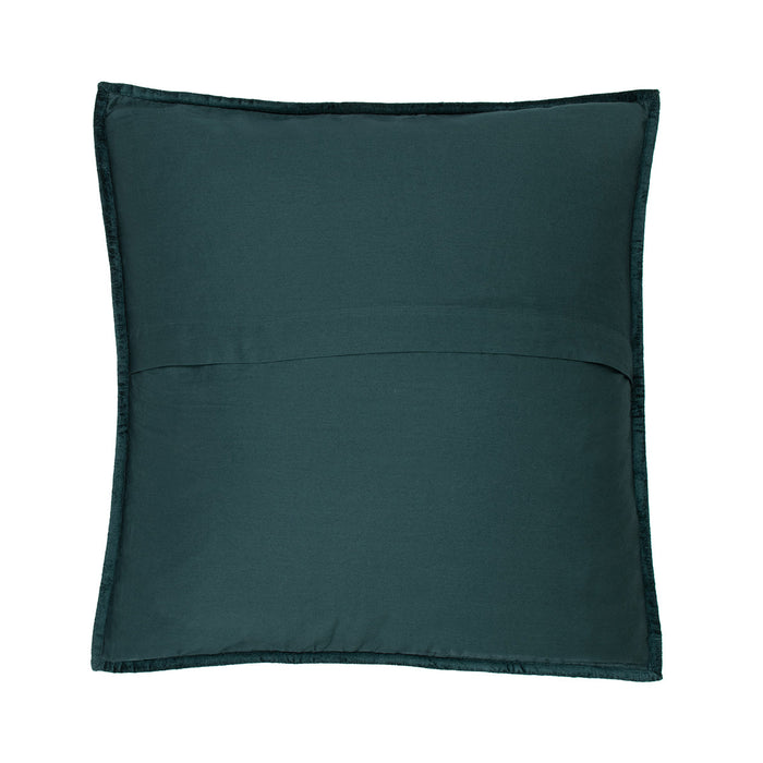 Villa By Classic Home - Bari Velvet Emerald Euro Sham -Set of 2- V310003 - GreatFurnitureDeal
