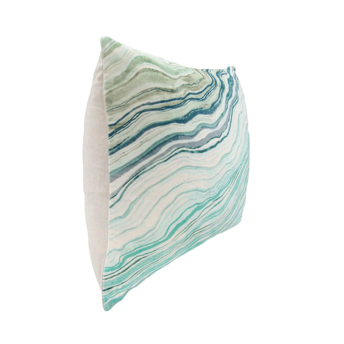 Classic Home - EQ Zircon Blue Multi 22x22 -Set of 2- V310019 - GreatFurnitureDeal