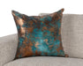 Classic Home - EQ Onara Turquoise/Copper 22x22 -Set of 2- V310035 - GreatFurnitureDeal