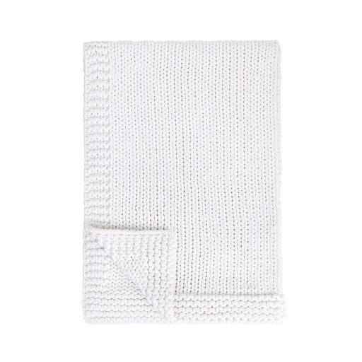 Classic Home - TC Dyne White Throw 50x70 - V310044 - GreatFurnitureDeal
