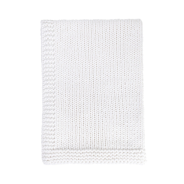 Classic Home - TC Dyne White Throw 50x70 - V310044 - GreatFurnitureDeal
