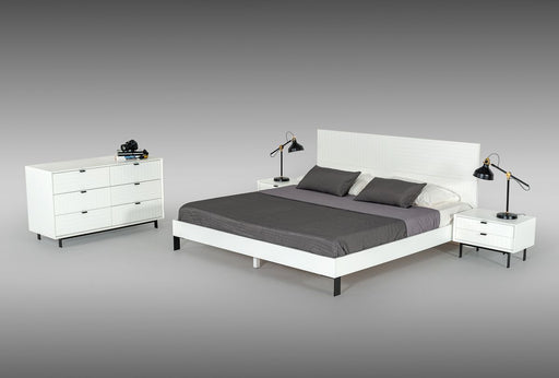 VIG Furniture - Nova Domus Valencia Contemporary White Bedroom Set - VGMABR-76-SET-Q - GreatFurnitureDeal