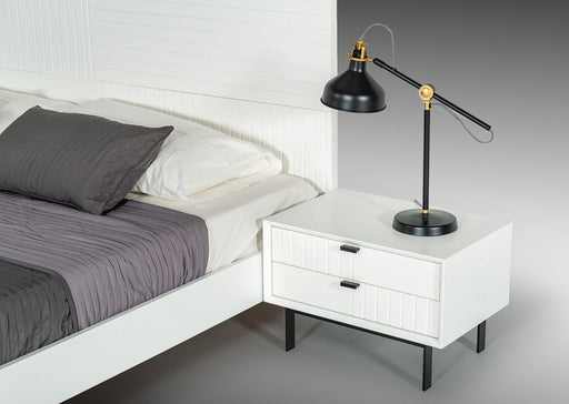 VIG Furniture - Nova Domus Valencia Contemporary White Nightstand - VGMABR-76-NS - GreatFurnitureDeal
