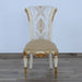European Furniture - Valentina Side Chair in Beige and Gold - Set of 2 - 51959-SC - GreatFurnitureDeal