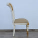 European Furniture - Valentina Side Chair in Beige and Gold - Set of 2 - 51959-SC - GreatFurnitureDeal