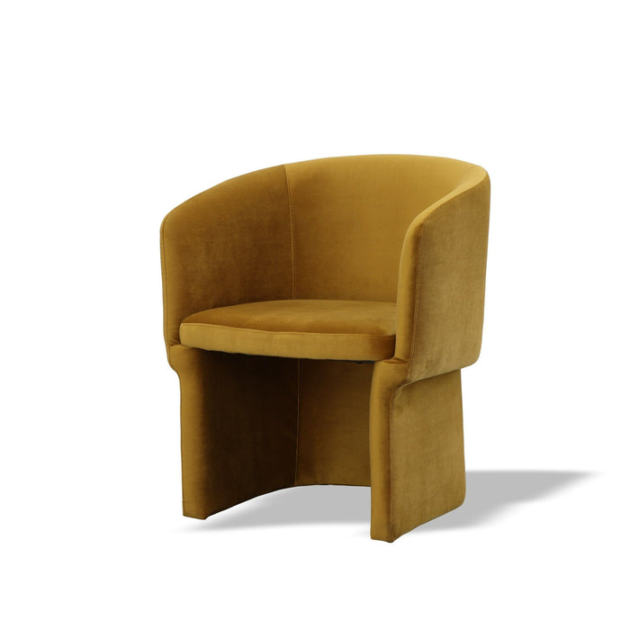 VIG Furniture - Modrest Vassar Burnt Umber Velvet Dining Chair - VGEUMC-9707CH-A-BR-DC - GreatFurnitureDeal