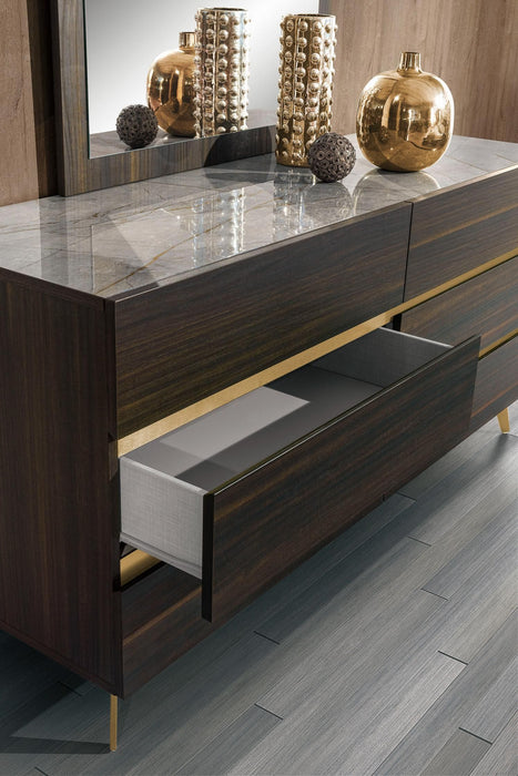 VIG Furniture - Nova Domus Velondra Modern Eucalypto Marble Queen Bedroom Set - VGACVELONDRA-BED-SET-Q - GreatFurnitureDeal