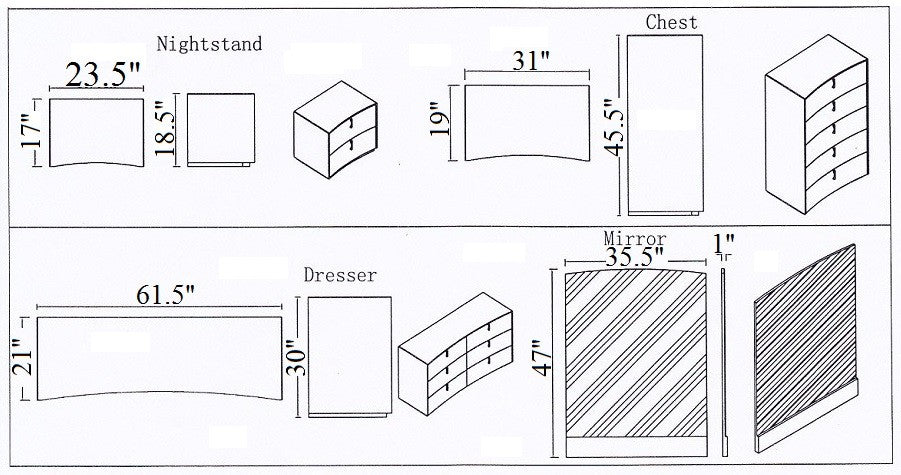 J&M Furniture - Vera Drawer Chest - 17987-CH - GreatFurnitureDeal