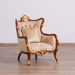European Furniture - Veronica II Luxury Chair in Antique Walnut and Antique Dark Gold leaf - 47078-C - GreatFurnitureDeal