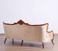 European Furniture - Veronica II Luxury Sofa in Antique Walnut and Antique Dark Gold leaf - 47078-S - GreatFurnitureDeal