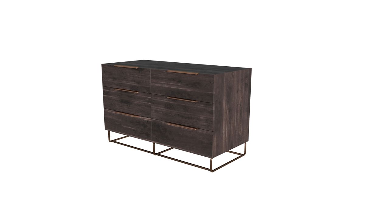 VIG Furniture - Nova Domus Benzon Italian Modern Dark Rovere Dresser - VGACBENZON-DRS