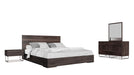 VIG Furniture - Nova Domus Benzon Italian Modern Dark Rovere Bed - VGACBENZON-BED-Q - GreatFurnitureDeal