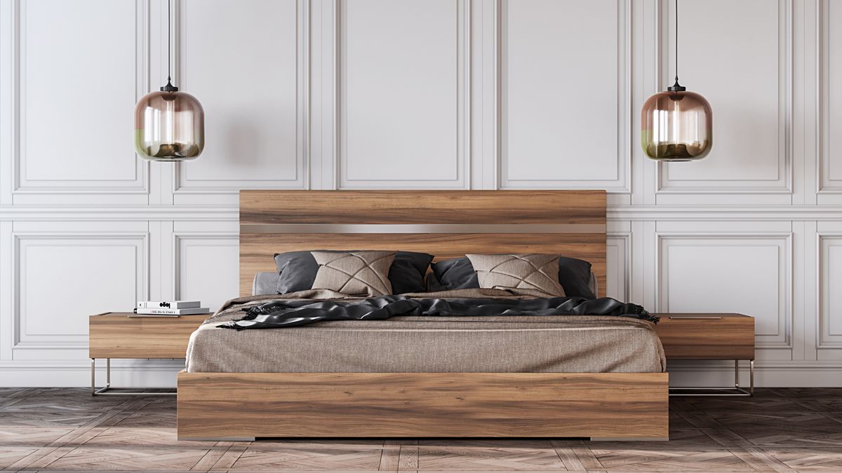 VIG Furniture - Nova Domus Lorenzo Italian Modern Light Oak Bedroom Eastern King Set - VGACLORENZO-SET-EK