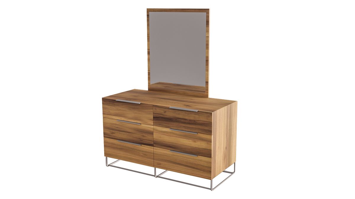 VIG Furniture - Nova Domus Lorenzo Italian Modern Light Oak Mirror - VGACLORENZO-MIR - GreatFurnitureDeal