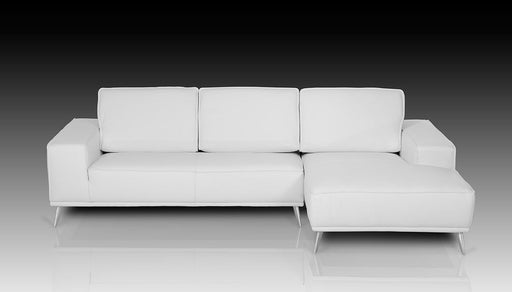 VIG Furniture - Dima Elite Modern White Leather Sectional Sofa - VGDIELITE-WHT - GreatFurnitureDeal