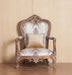 European Furniture - Victorian Accent Chair - Antique Dark Copper - 33091-C - GreatFurnitureDeal