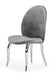 VIG Furniture - Modrest Vince Glam Grey Velvet Dining Chair (Set of 2) - VGZAY622-GRY - GreatFurnitureDeal