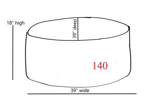 Southern Home Furnishings - Bella Asphalt Cocktail Ottoman in Grey - 140-C Bella Asphalt Cocktail Ottoman-MTO - GreatFurnitureDeal