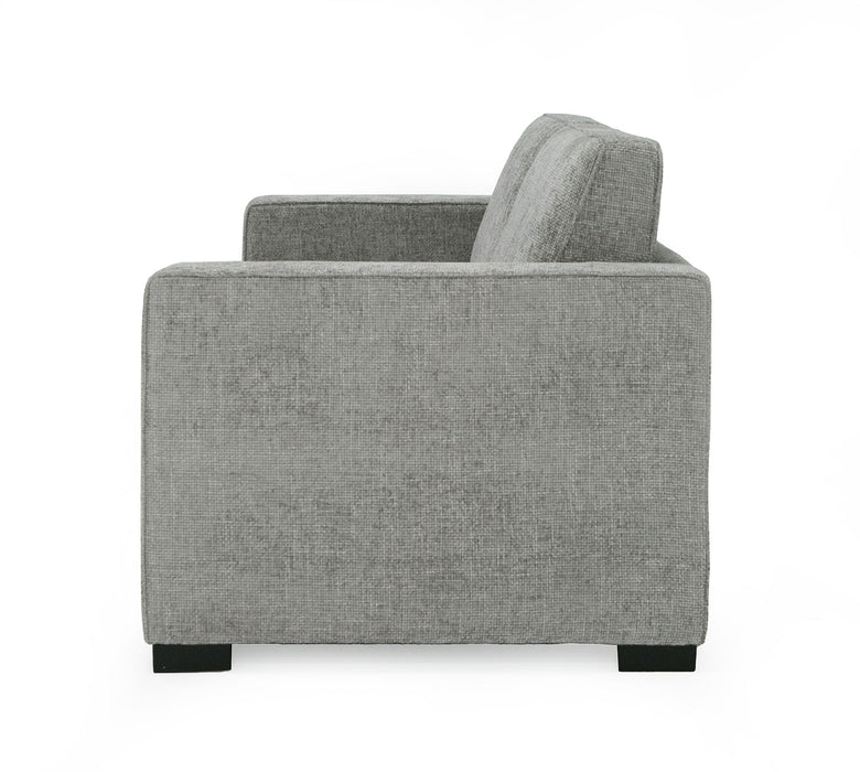 VIG Furniture - Divani Casa Vlad - Modern Grey Fabric Sofa Bed - VGSX-9828-SFBD-SLATE - GreatFurnitureDeal