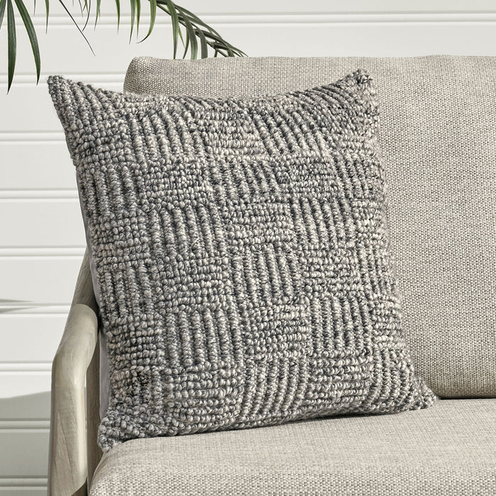 Classic Home Furniture - Performance Vico Multi Size Pillows 22X22 in Gray (Set of 2) - VO70001