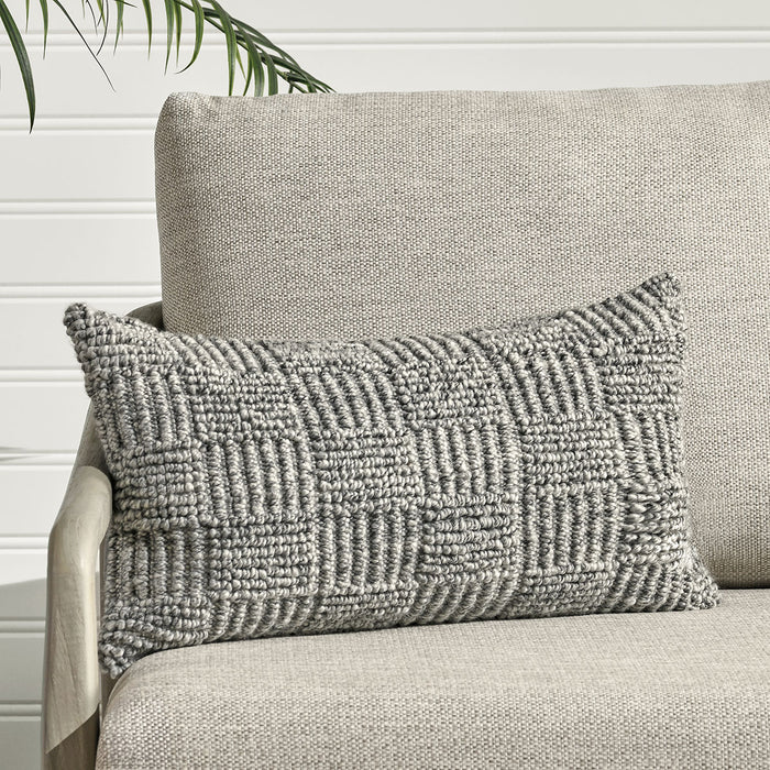 Classic Home Furniture - Performance Vico Multi Size Pillows 14X26 in Gray (Set of 2) - VO70003