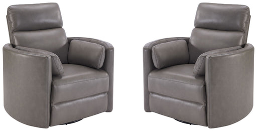 Parker Living - Radius Power Swivel Glider Recliner in Florence Heron (Set of 2) - MRAD#812GSP-P25-2-FHE - GreatFurnitureDeal