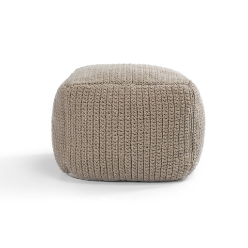 Classic Home - Performance Prism Natural Pouf 18x18x14 - VP10034 - GreatFurnitureDeal