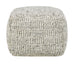 Classic Home - Performance Vico Pouf 18"x18"x14" in Ivory Multi - VP10037 - GreatFurnitureDeal