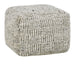 Classic Home - Performance Vico Pouf 18"x18"x14" in Ivory Multi - VP10037 - GreatFurnitureDeal